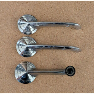 Victoria Thunderbird BN-7023348 BN-7022614 Ford Window Crank Door Handles 50s